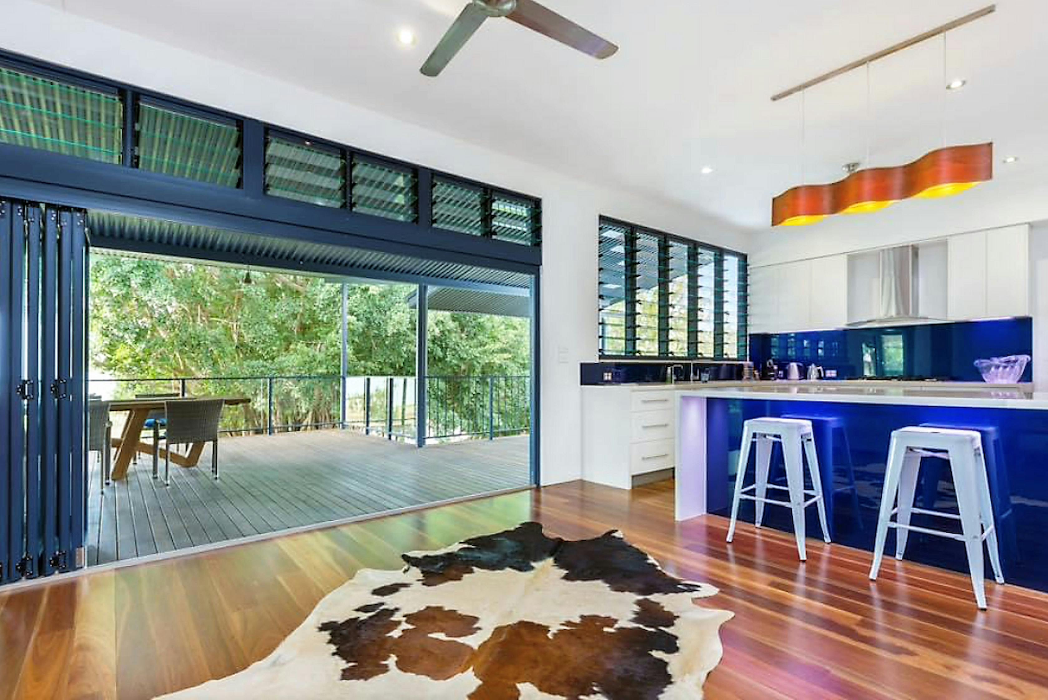 Beach House with Ocean View Kitchen