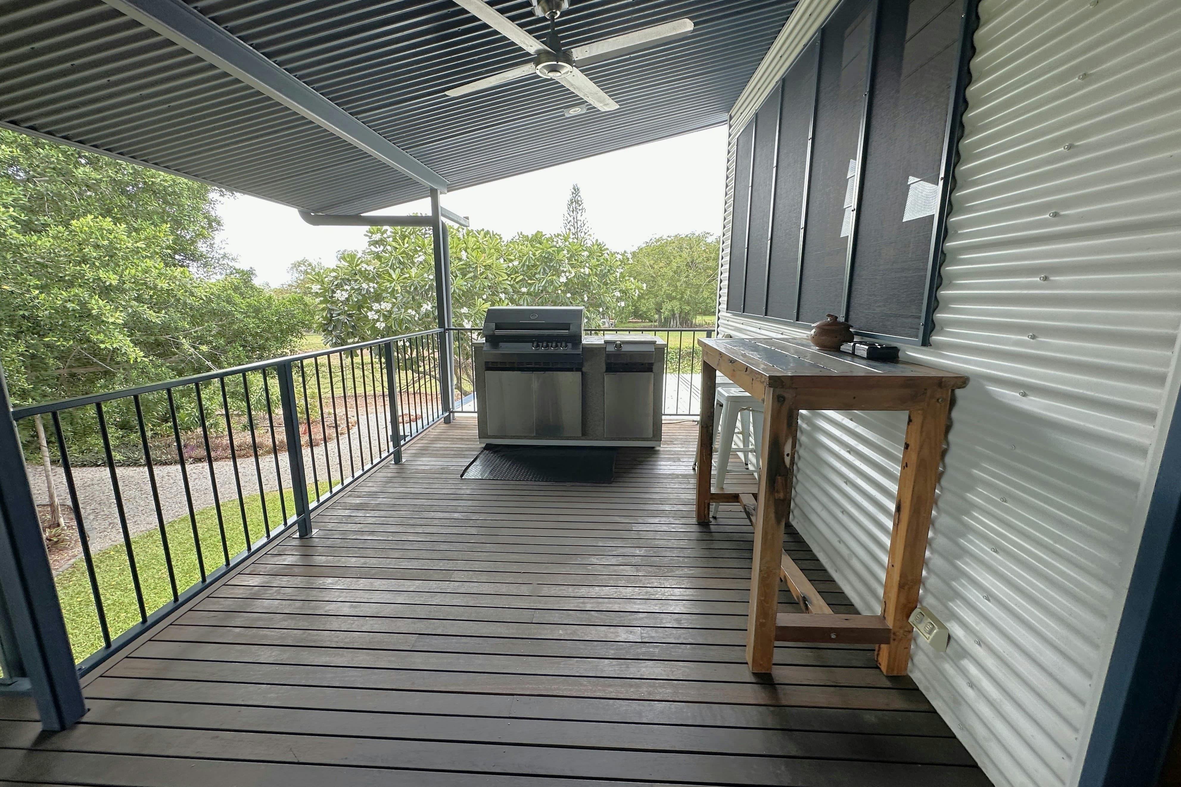 Gourmet Kitchen with BBQ in Beachfront Getaway
