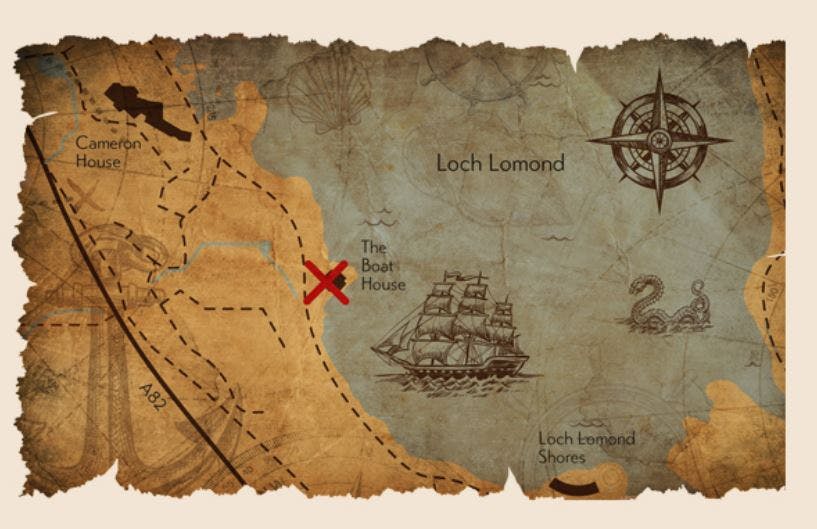 The Boat House Treasure Map