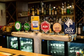 Beer on tap at the sports bar in Wattle Grove