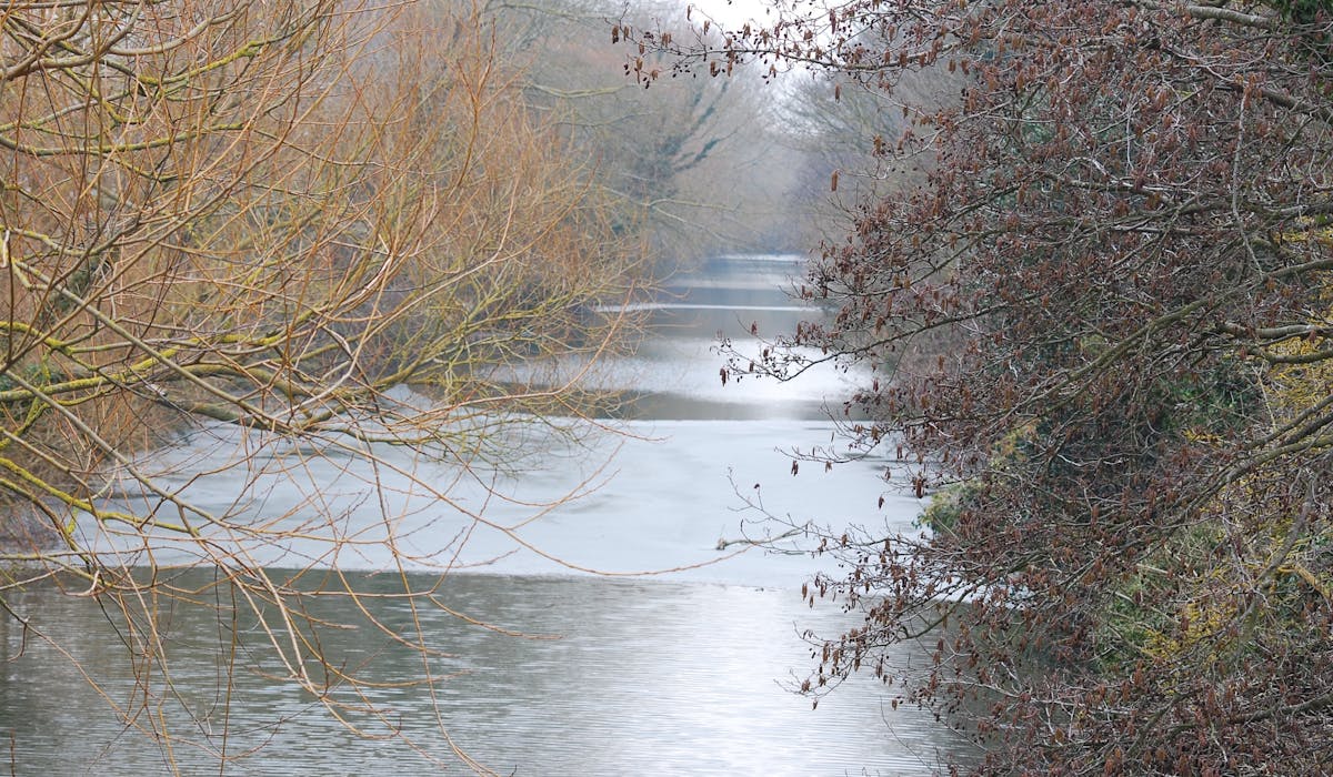 Autumn Day on the canal