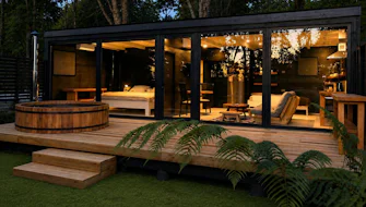 Cabaña con Hot Tub 1