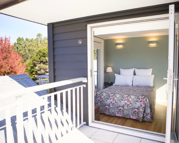 Bedroom 2 with Double bed - Estuary Terrace Suite, 970 Lonely Bay Lodge