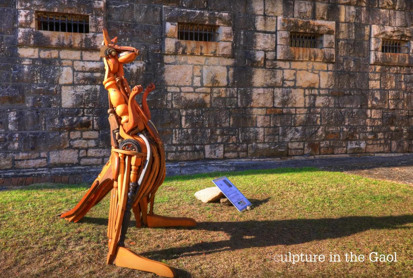 Sculptures in the Gaol - Trial Bay Gaol