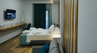 ELECTRA SUITES DELUXE Room's and Suite in Samothrace luxury Queen Suite Samothrace