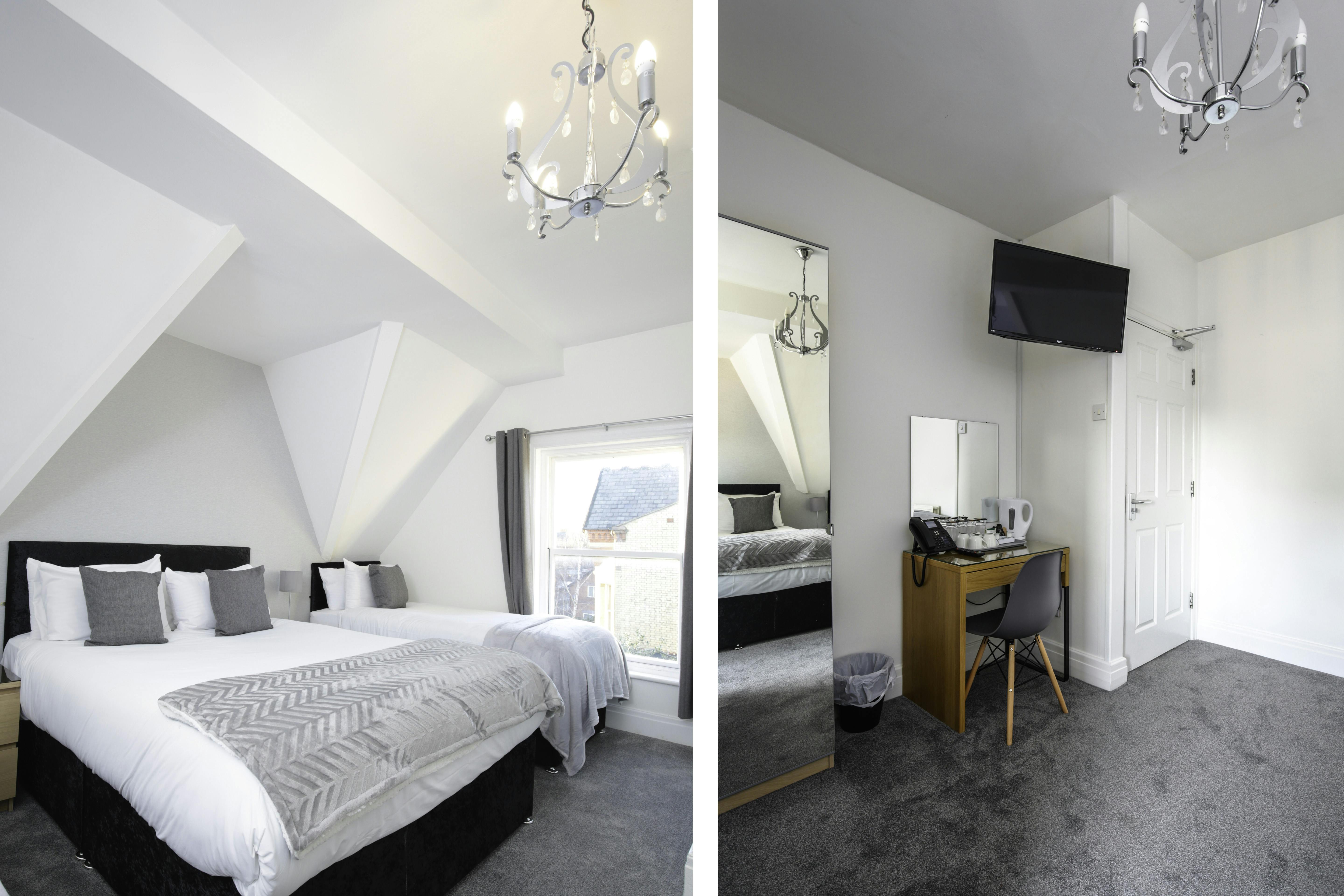 double room, Triple room, Quad Room, Twin Room, Single Room bed & breakfast, liverpool, sefton park, lake view, Ensuite
