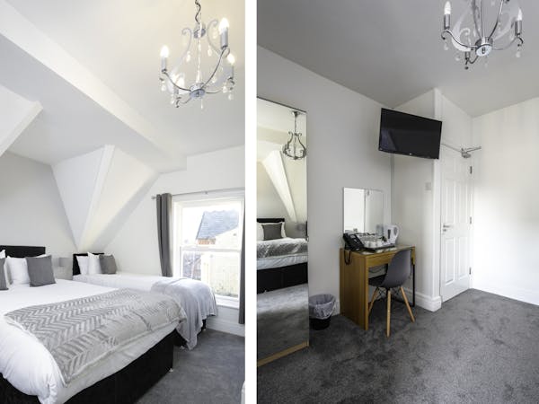 double room, Triple room, Quad Room, Twin Room, Single Room bed & breakfast, liverpool, sefton park, lake view, Ensuite