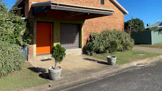 Front door off Mulbring Street