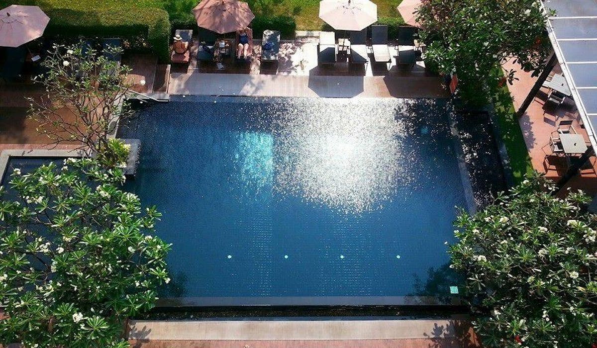 West wing building swimming pool