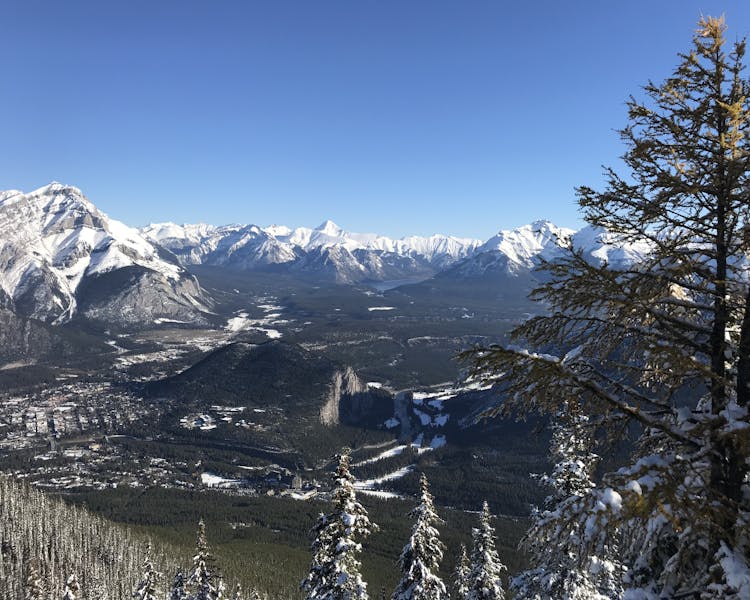 Beautiful Banff View from Sulfur Mountain