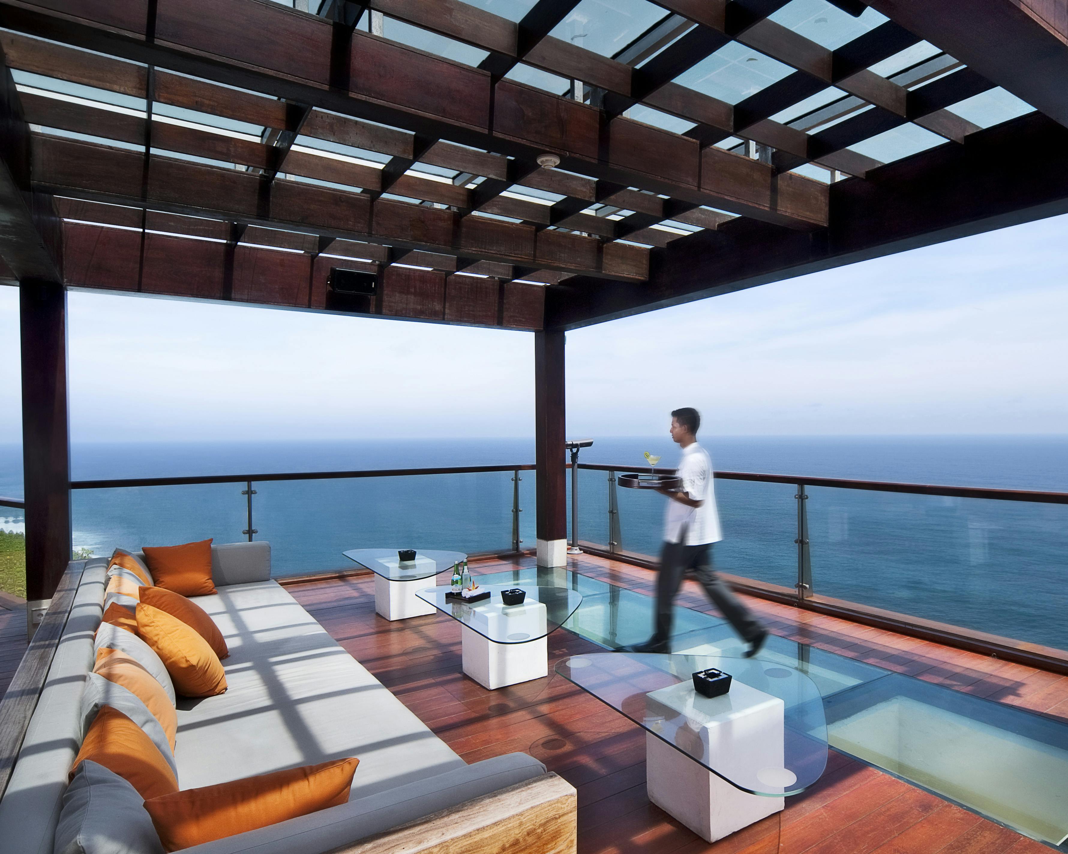The Cliff Bar at The edge Luxury Villa Resort, Uluwatu Bali
