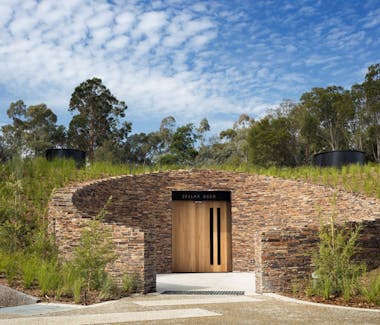 Tarra Warra wine tasting room from the outside