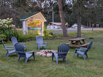Northwoods Motel fire pit
