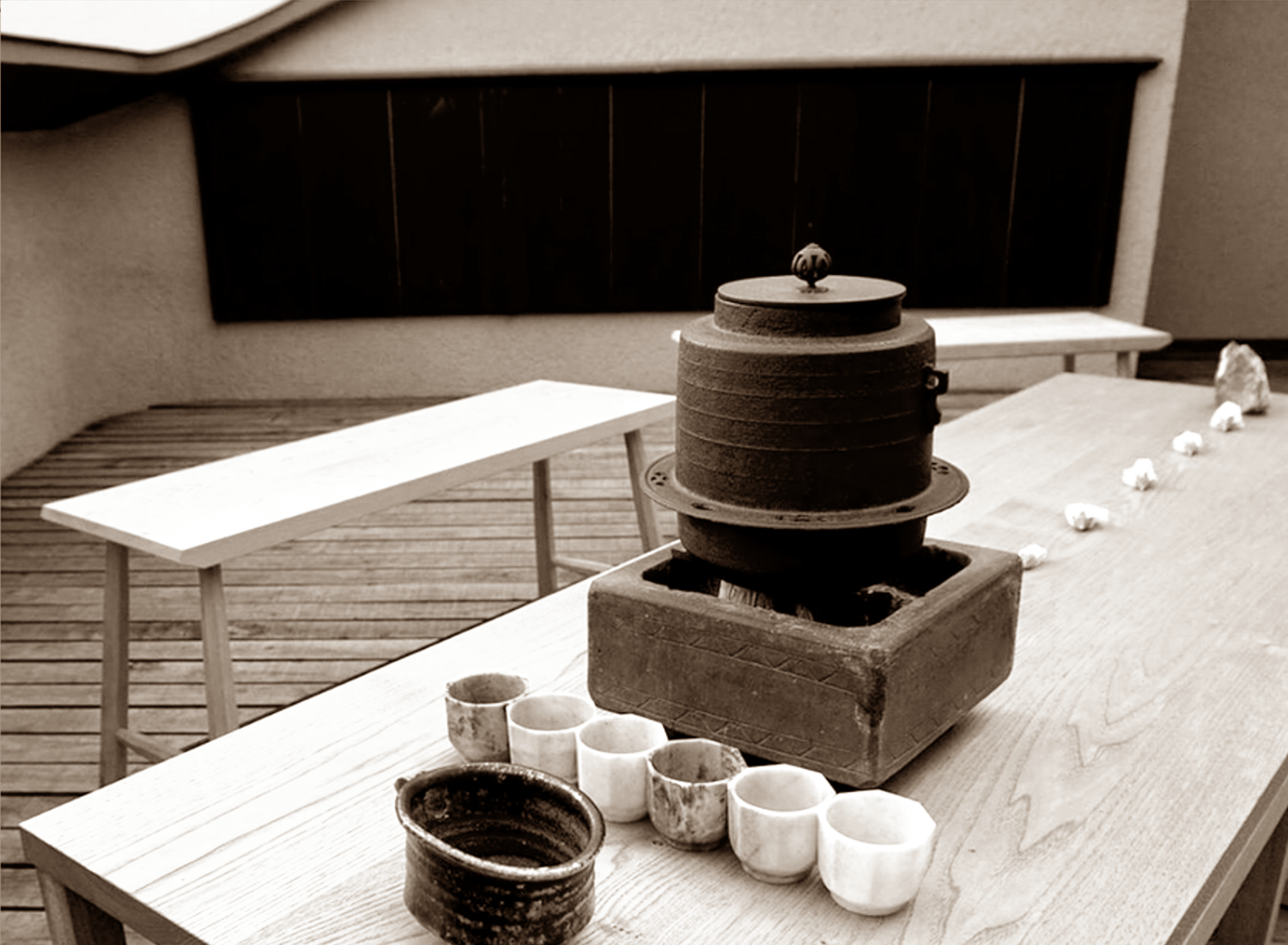 野外のお茶会～シマ屋ステイズ | 小松レジデンス