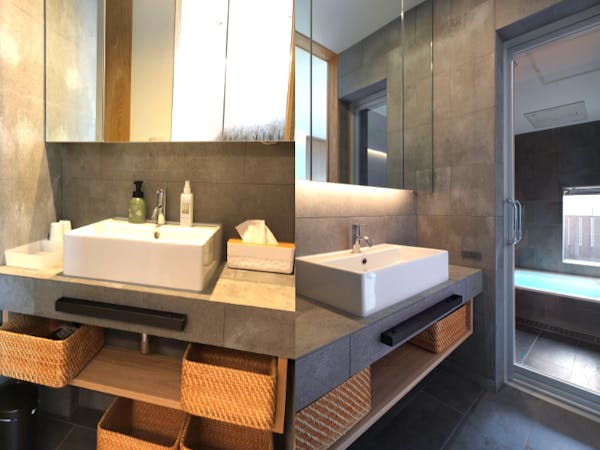 Shimaya Stays Komatsu Residences - 2BR Bathroom