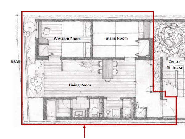 Shimaya Stays Komatsu Residences - 1F 2BR Layout