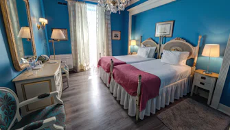 Quarto twin e varanda (2 camas juntas)