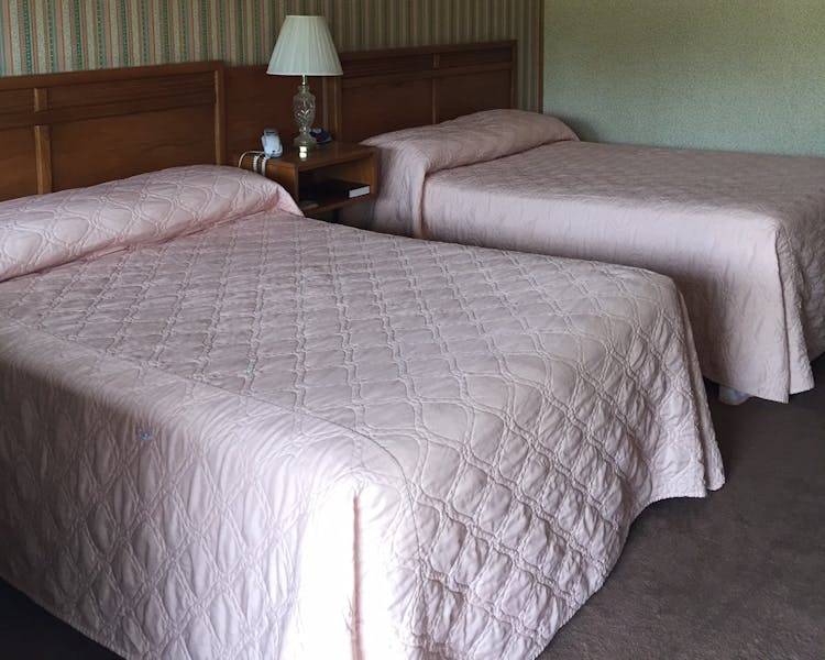 Clean Double room with Two Double Beds Three Bears Tok Motel