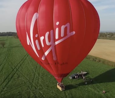Fancy a balloon ride. Virgin Ballon rides are only a few miles from us