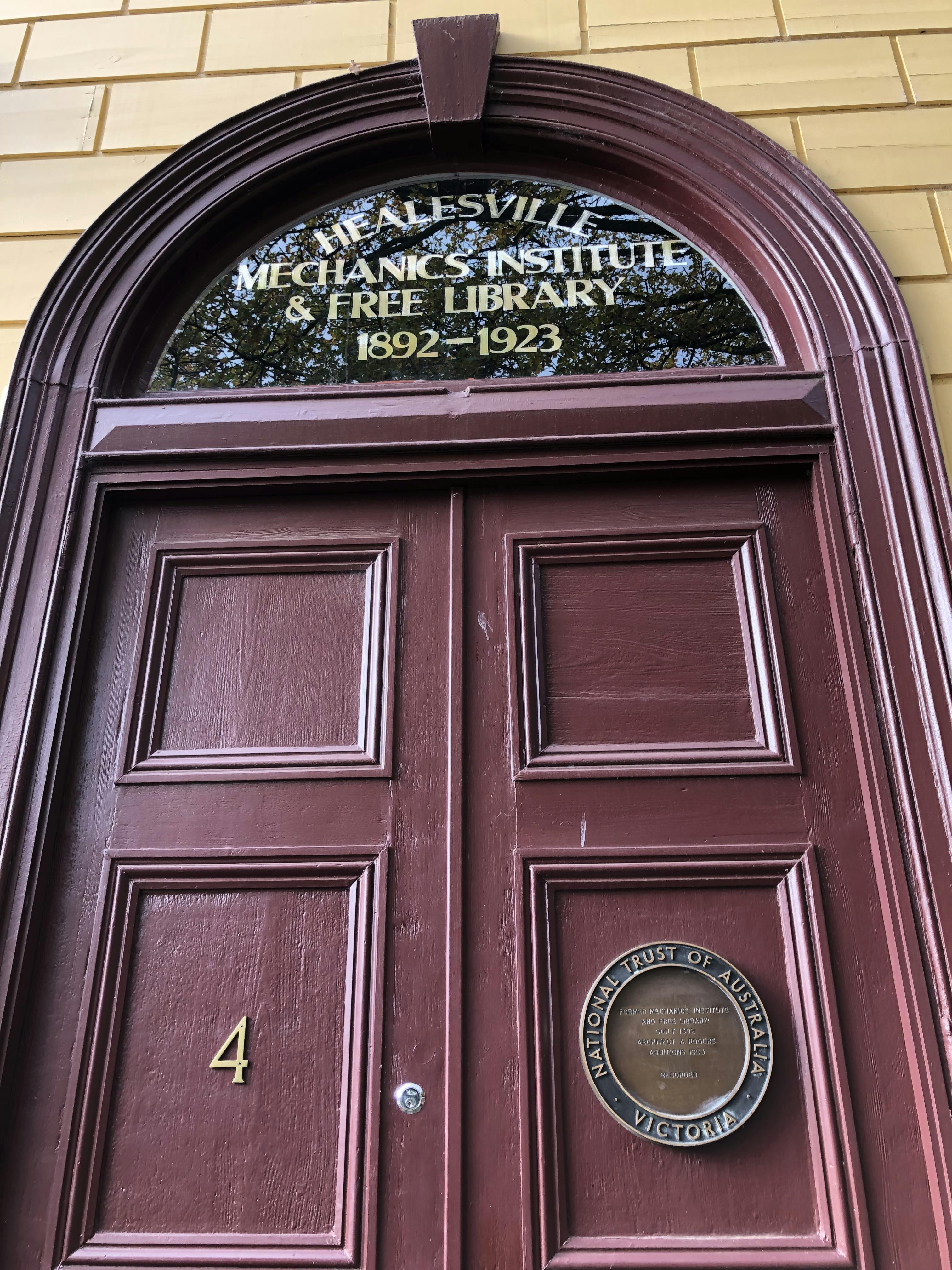 Original front doors and window