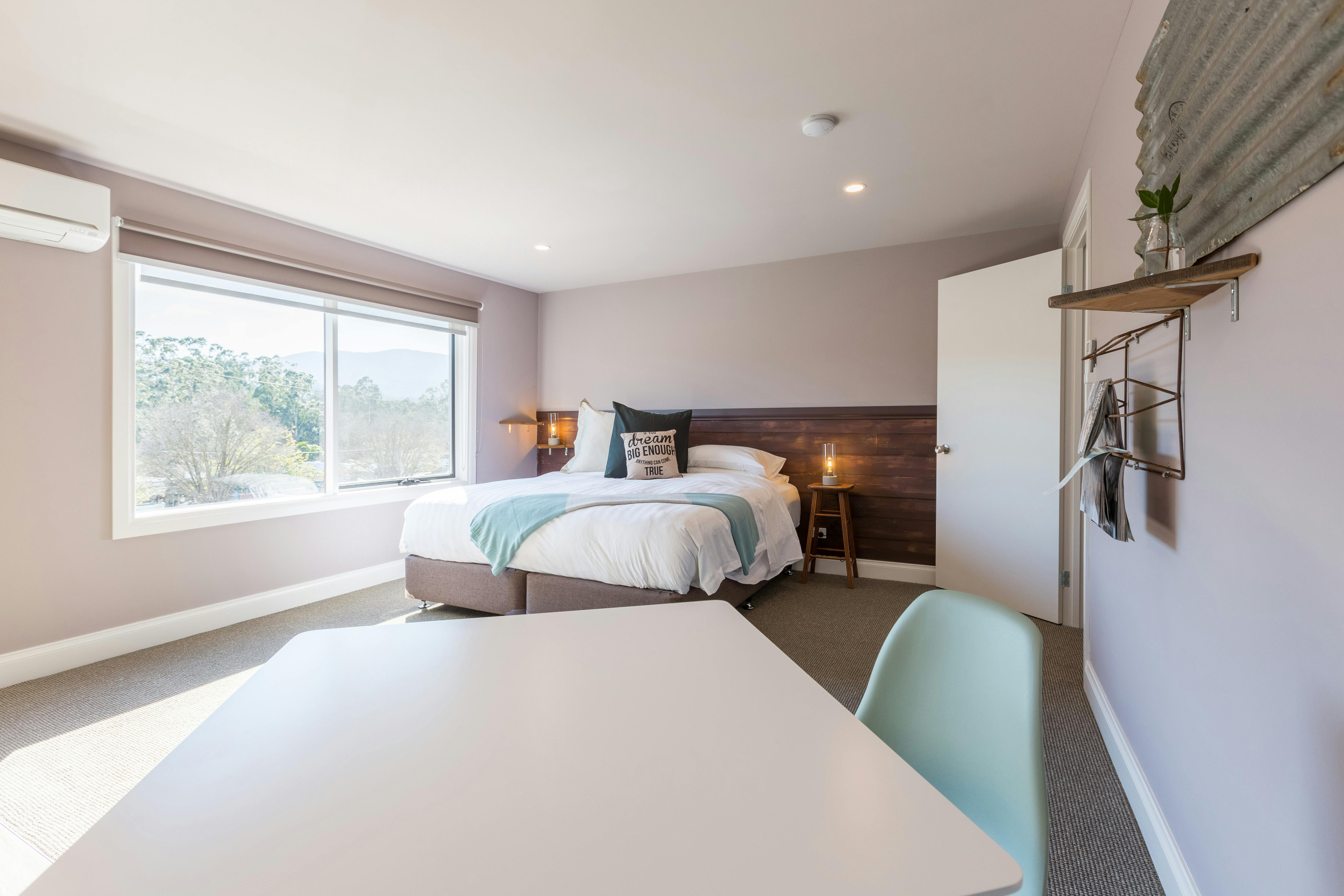 Dining table and views king suite