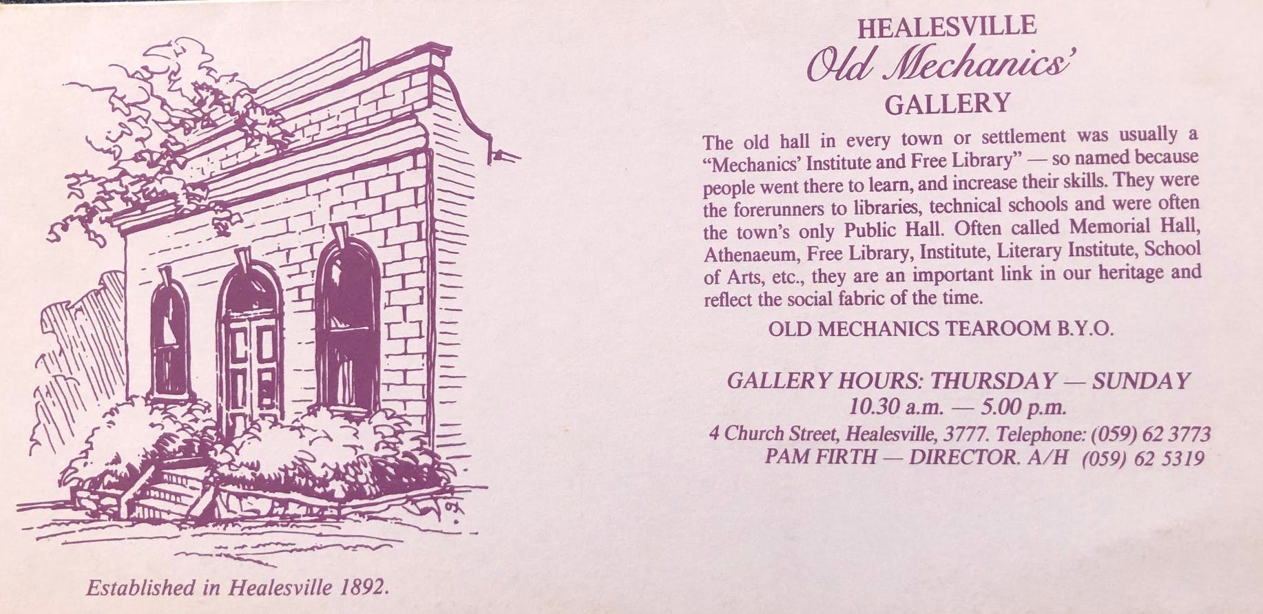 Historical Old Mechanics institute healesville