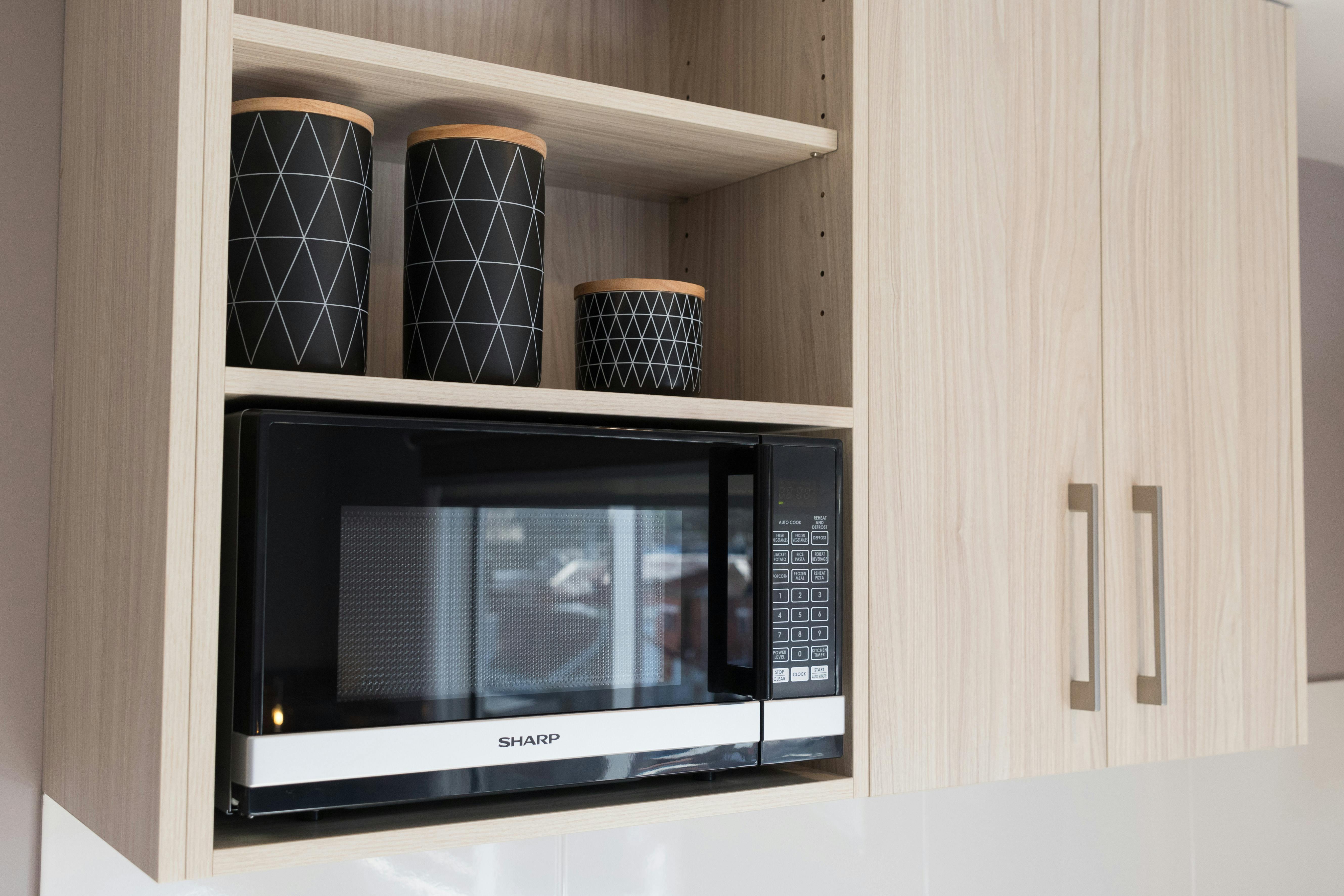 Tea, coffee and microwave