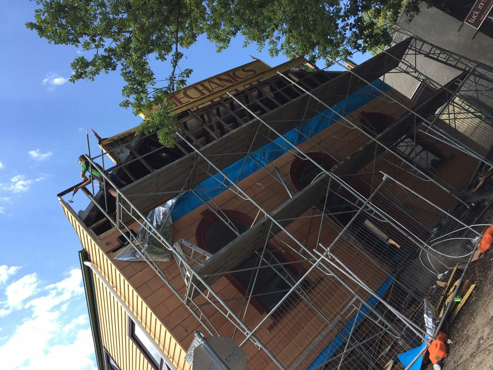 renovating the old mechanics healesville