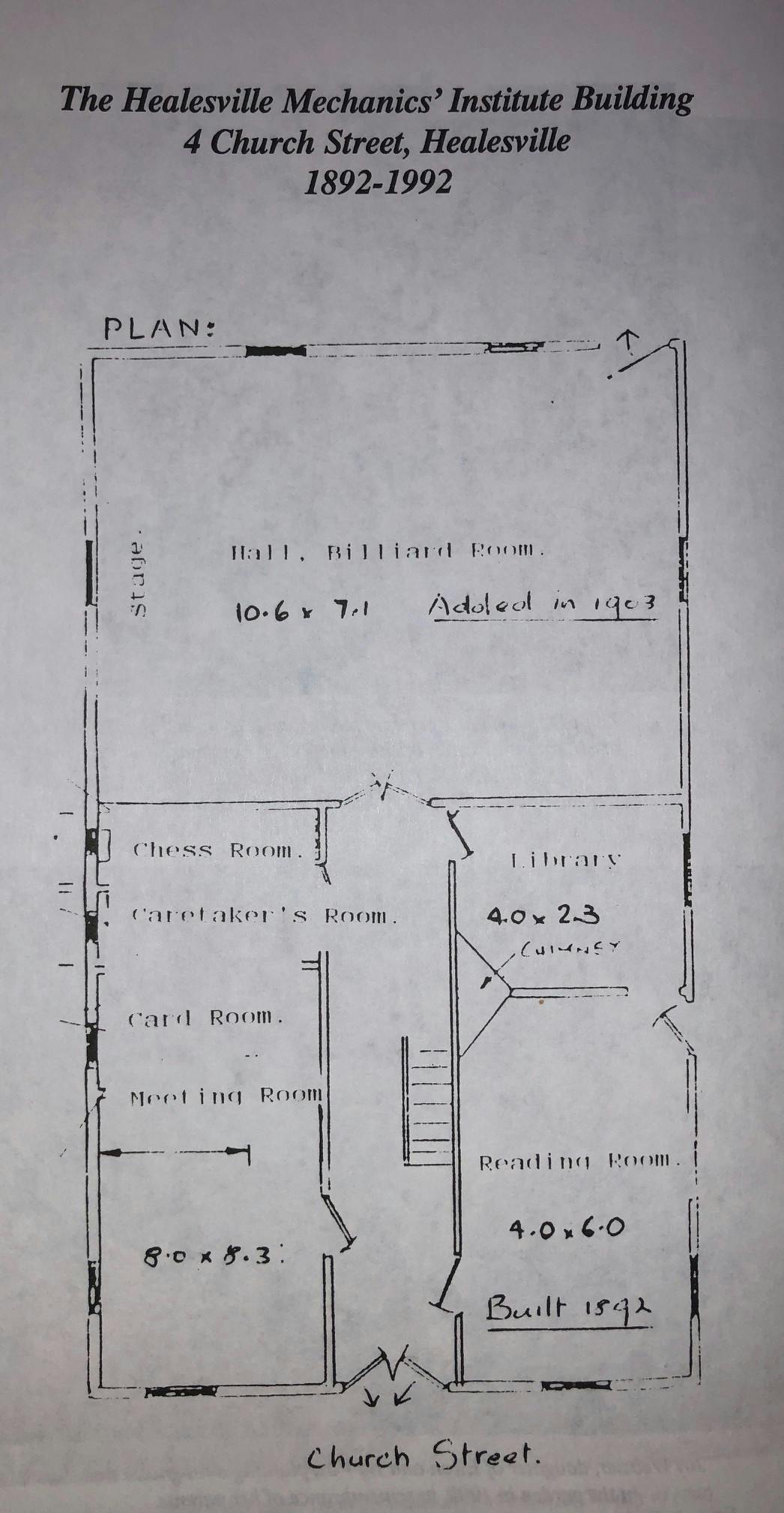 Historical Old Mechanics institute healesville