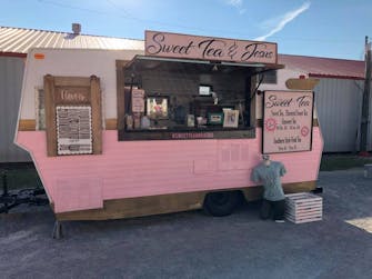 Sweet Tea & Jesus food vendor at Wayne County fair
