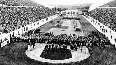 The first Olympic games 1896 Panathenaic Stadium