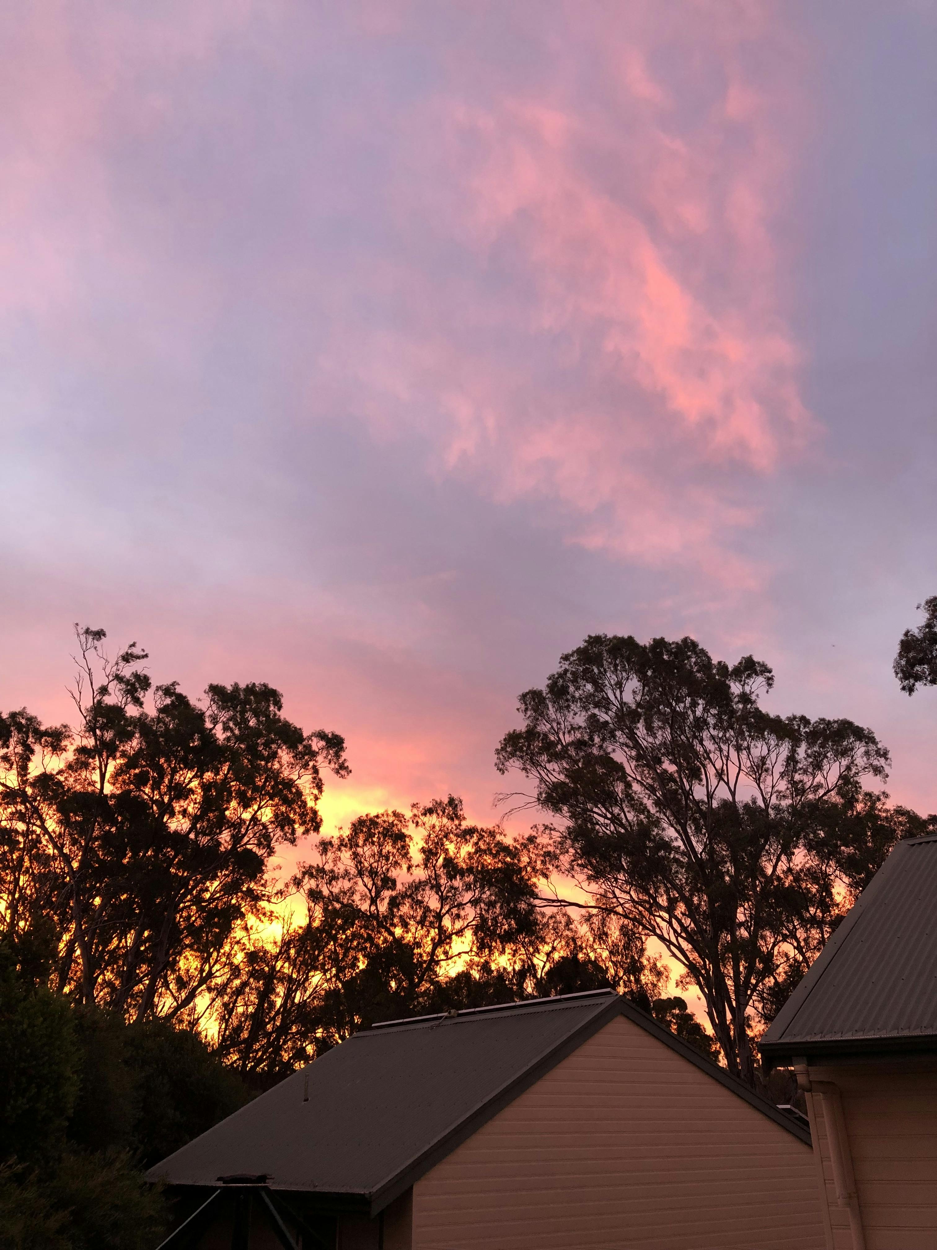Sunset over cottage 1