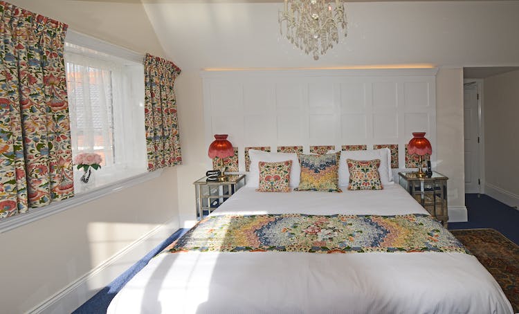 Haven Hall Hotel bedroom 6 sunny bed view