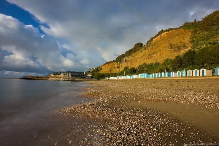 Haven Hall Hotel view of Small Hope Beach, Shanklin