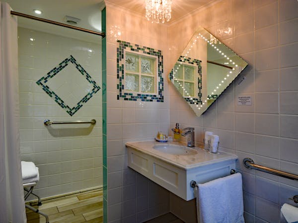 Haven Hall Hotel Sea View 1 Bedroom accessible shower