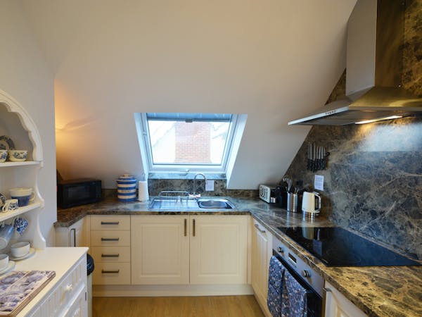 Haven Hall Hotel Sea View 3 Suite Kitchen velux window