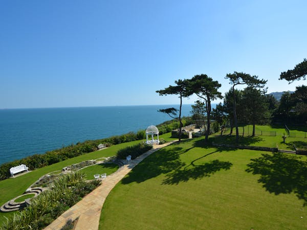 Haven Hall Hotel Penthouse View of Garden & Sea