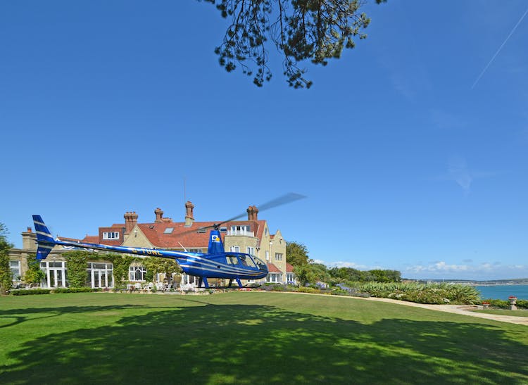 Haven Hall Hotel helicopter landing