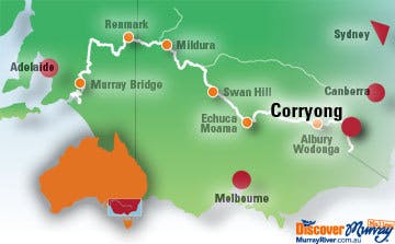 Corryong on the Map