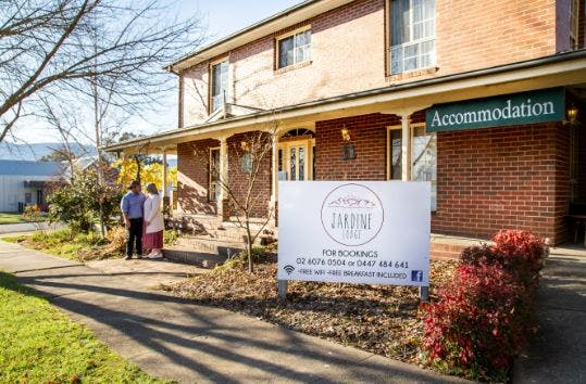 Front of Jardine Lodge