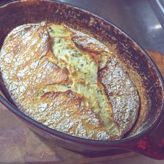 Tongariro Crossing Lodge's famous homemade bread.