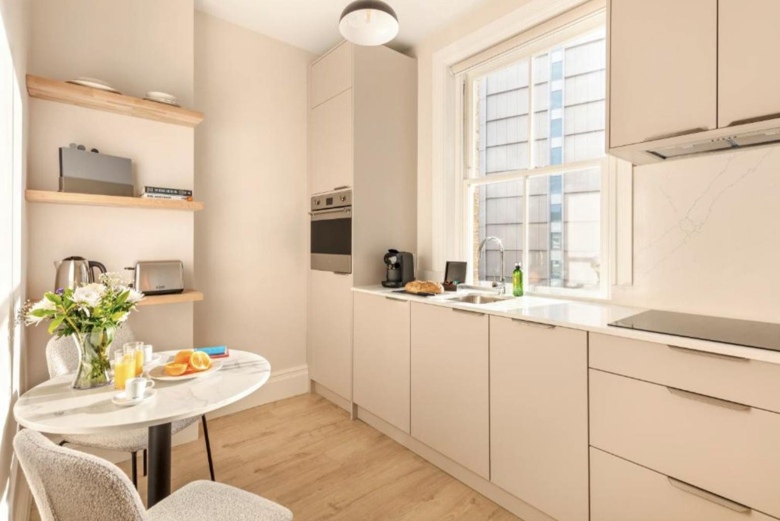 Modern fully equipped kitchen