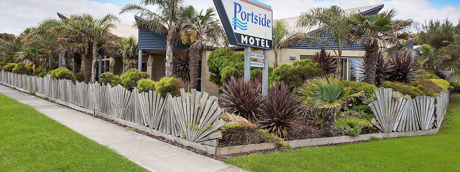 Portside Motel unique style design and garden