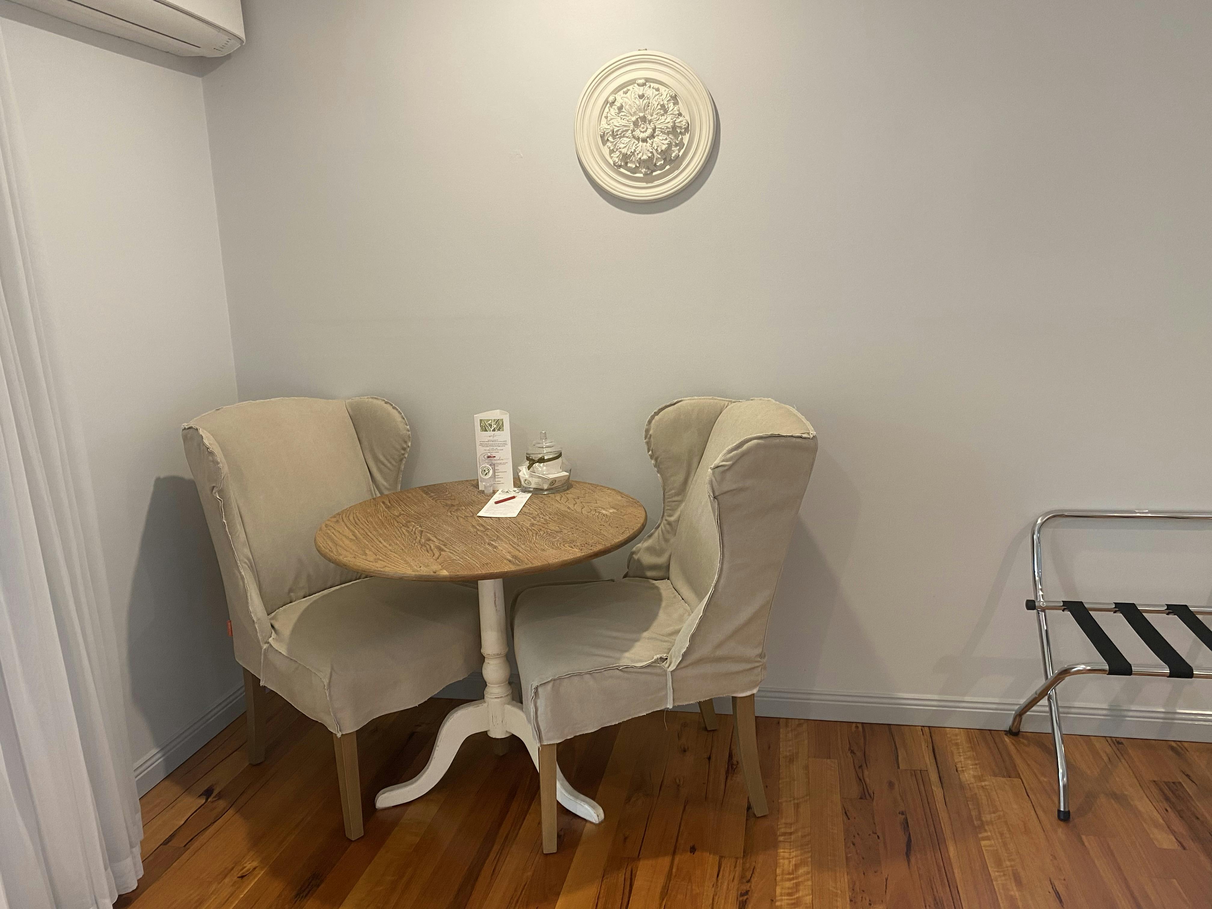 Dine inside the Barrington Suite