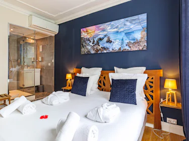 Appartement avec baignoire balnéo et sauna 1