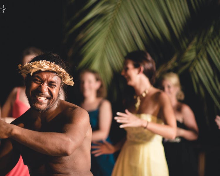 Melanesian Feast & Fire Show every Thursday Night Calypso Beach erakor island resort Vanuatu