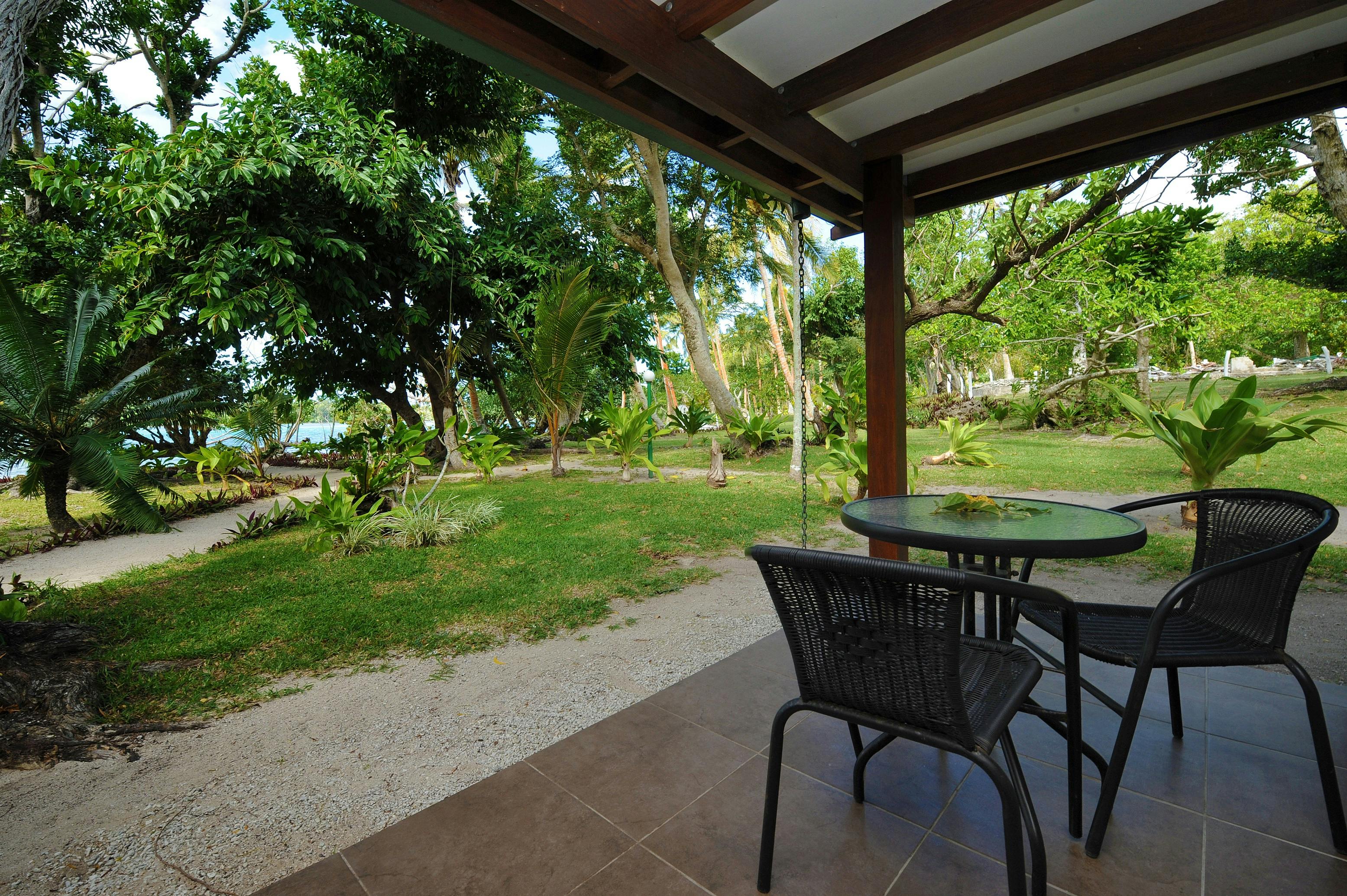 Garden Room - Outdoor deck Garden Rooms erakor island resort & spa #erakorislandresort #vanuatuholidays