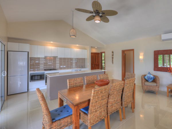 erakor island resort beach cottage dining room #erakorislandresort #tropicalislandholiday erakor island resort beach cottage