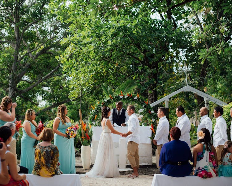 Erakor Islands Open Air Chapel #erakorbeachweddings #weddingceremonyonthebeachsouthpacific #Vanuatutropicalbeachweddings