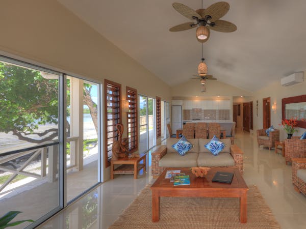 erakor island resort beach cottage lounge #erakorislandresort #tropicalislandholiday #Vanuatuaccommodation